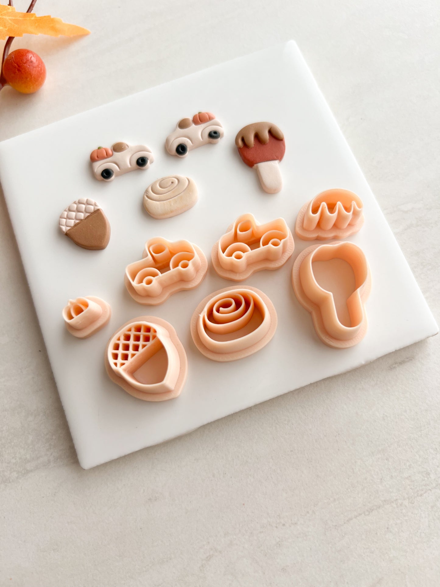 Cozy Stud Pack No. 1 Clay Cutter | Cozy Stud Pack No. 1 Polymer Clay Cutter Set for DIY Winter Earrings Cozy-Themed Jewelry and Handmade Seasonal Accessories