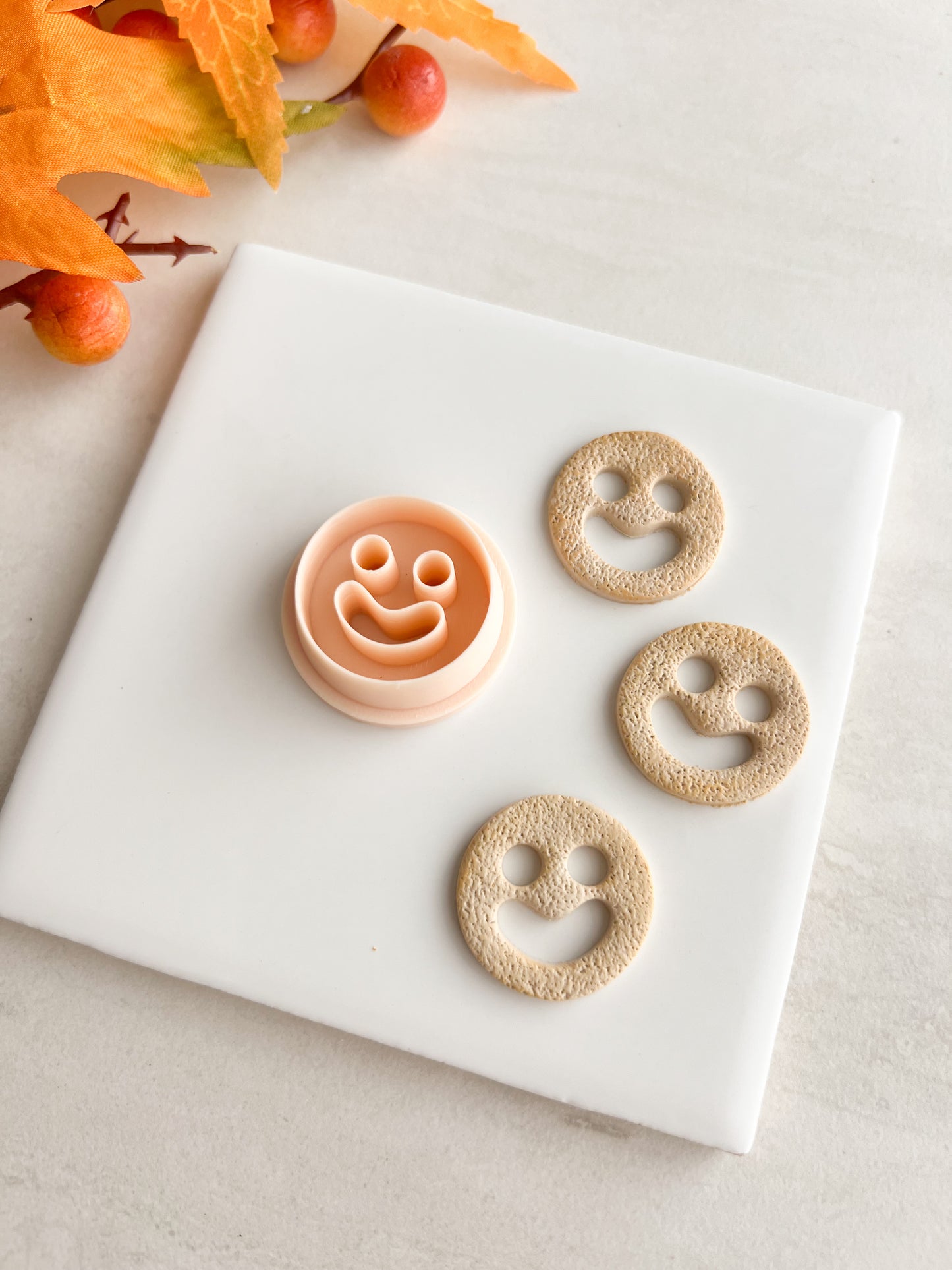 Smiley Face Fries Clay Cutters | Smiley Face Fries Polymer Clay Cutter for DIY Food Earrings Fast-Food Jewelry and Handmade Whimsical Accessories
