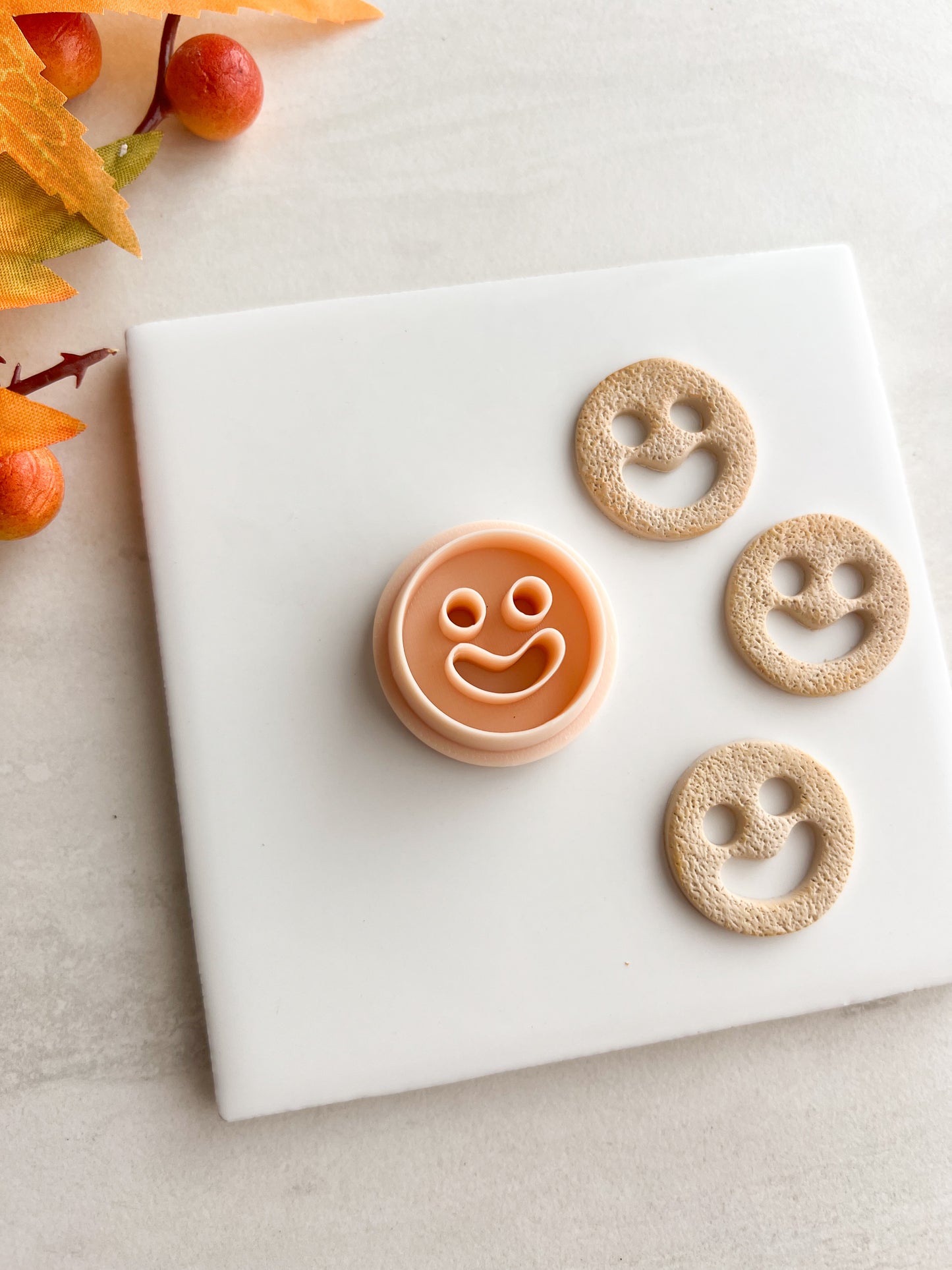 Smiley Face Fries Clay Cutters | Smiley Face Fries Polymer Clay Cutter for DIY Food Earrings Fast-Food Jewelry and Handmade Whimsical Accessories