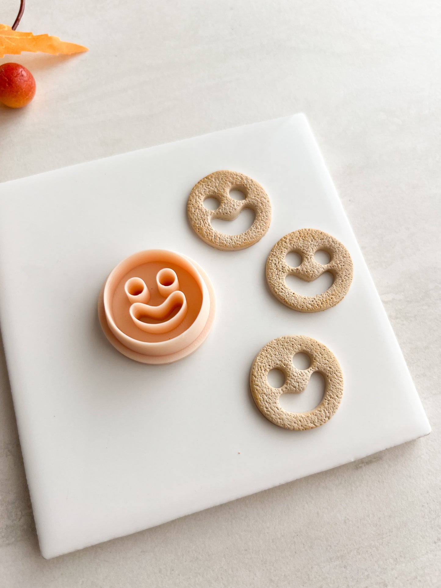 Smiley Face Fries Clay Cutters | Smiley Face Fries Polymer Clay Cutter for DIY Food Earrings Fast-Food Jewelry and Handmade Whimsical Accessories