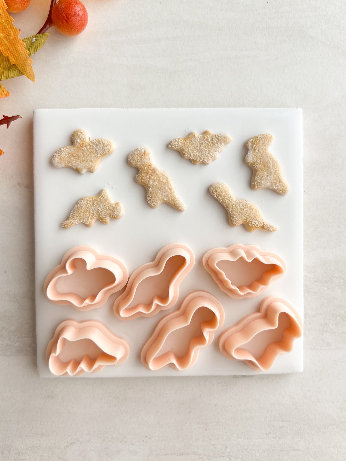 Dino Chicken Nuggets Clay Cutter Set | Dino Chicken Nuggets Polymer Clay Cutter Set for DIY Fun Earrings Food-Themed Jewelry and Handmade Cute Accessories