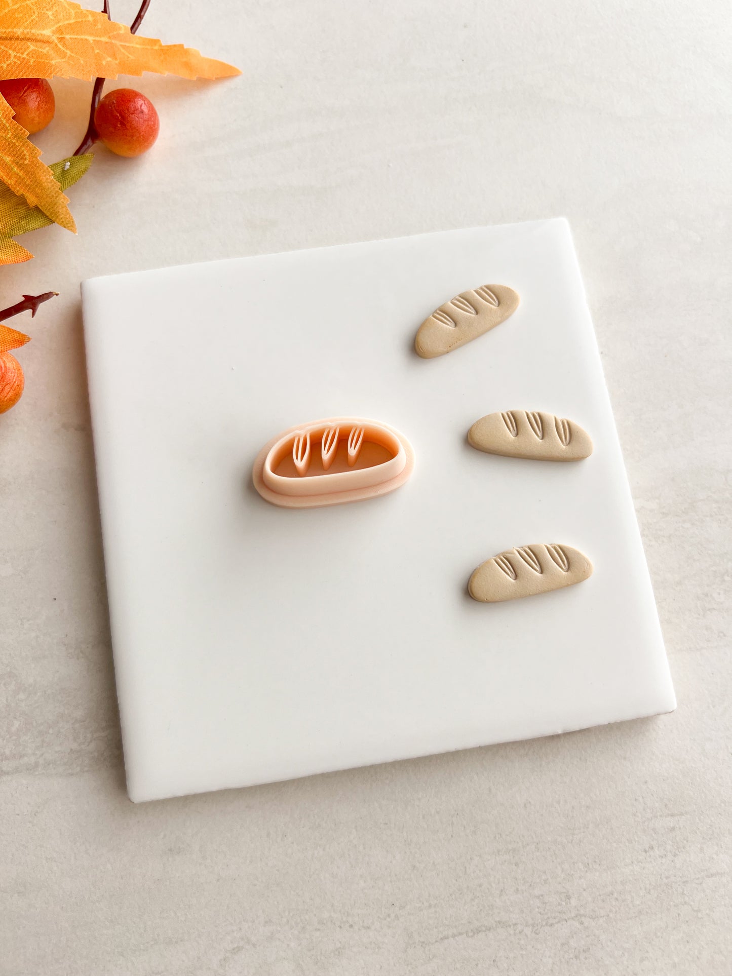 Bread Loaf Clay Cutter | Bread Loaf Polymer Clay Cutter for DIY Bakery Earrings Food-Themed Jewelry and Handmade Cute Accessories