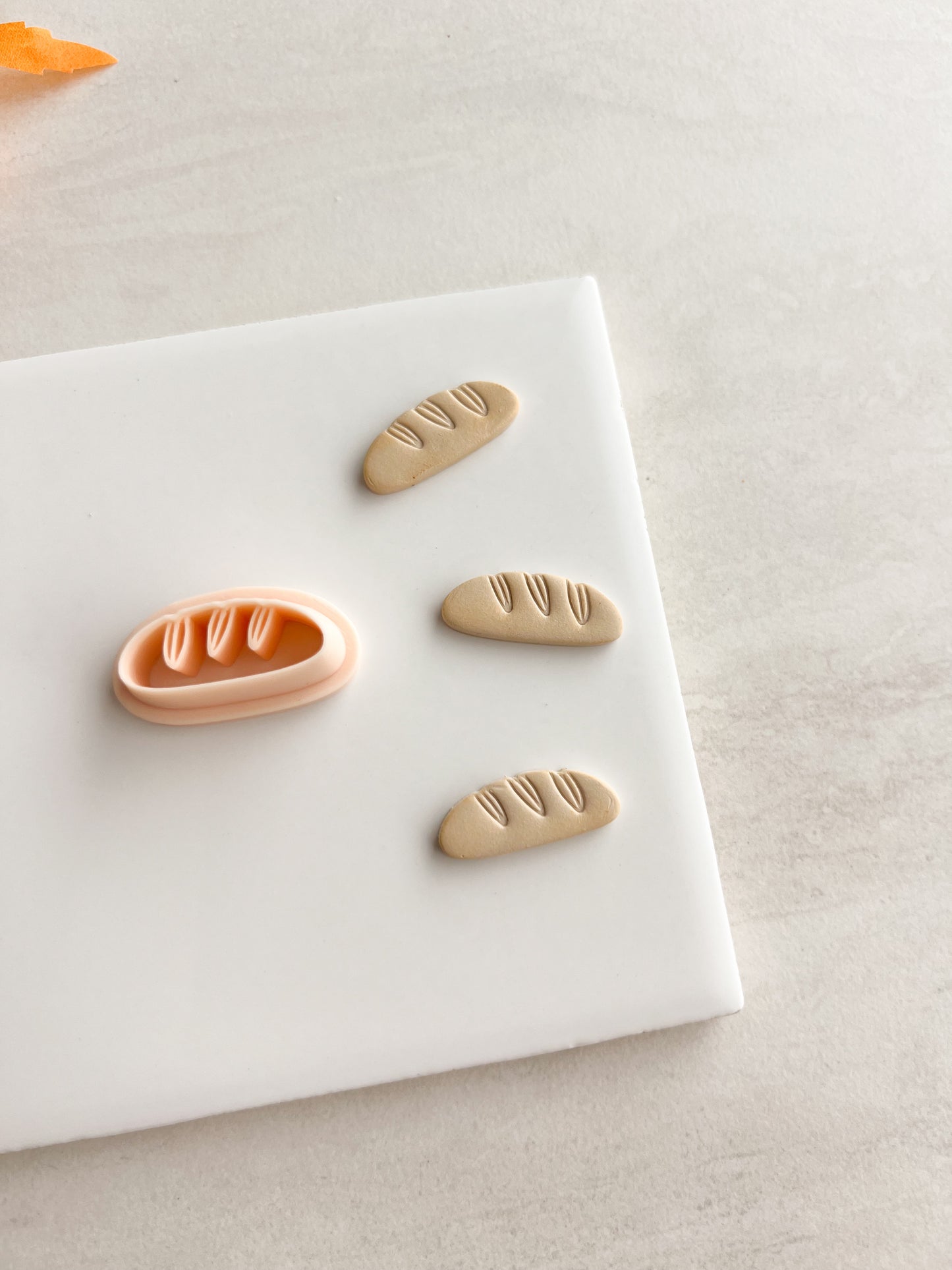 Bread Loaf Clay Cutter | Bread Loaf Polymer Clay Cutter for DIY Bakery Earrings Food-Themed Jewelry and Handmade Cute Accessories