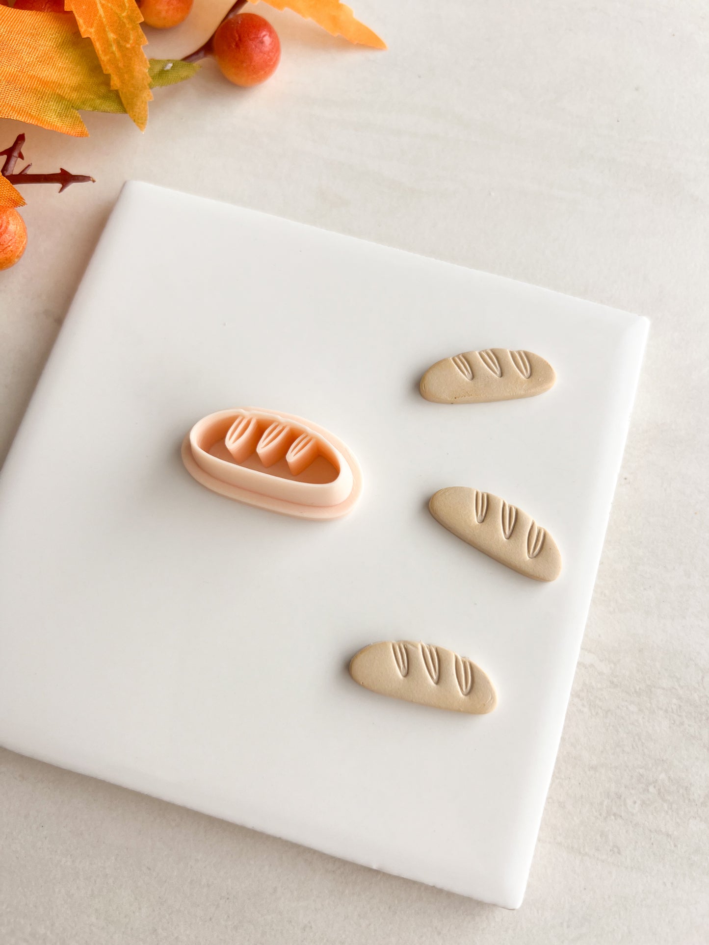 Bread Loaf Clay Cutter | Bread Loaf Polymer Clay Cutter for DIY Bakery Earrings Food-Themed Jewelry and Handmade Cute Accessories