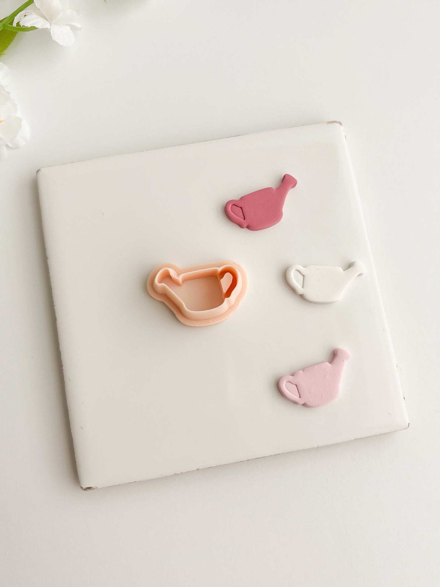 Watering Can Clay Cutter | Watering Can Polymer Clay Cutter for DIY Gardening Earrings Spring-Themed Jewelry and Handmade Cute Accessories