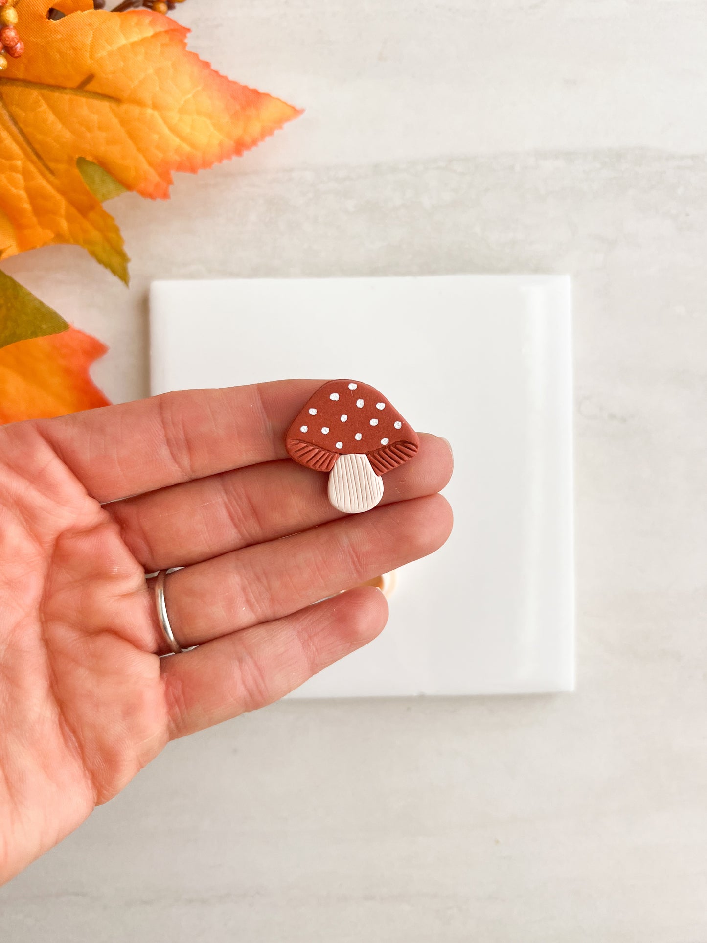 Mushroom No. 3 Clay Cutter | Mushroom No. 3 Polymer Clay Cutter for DIY Cottagecore Earrings Woodland Jewelry and Handmade Nature Accessories