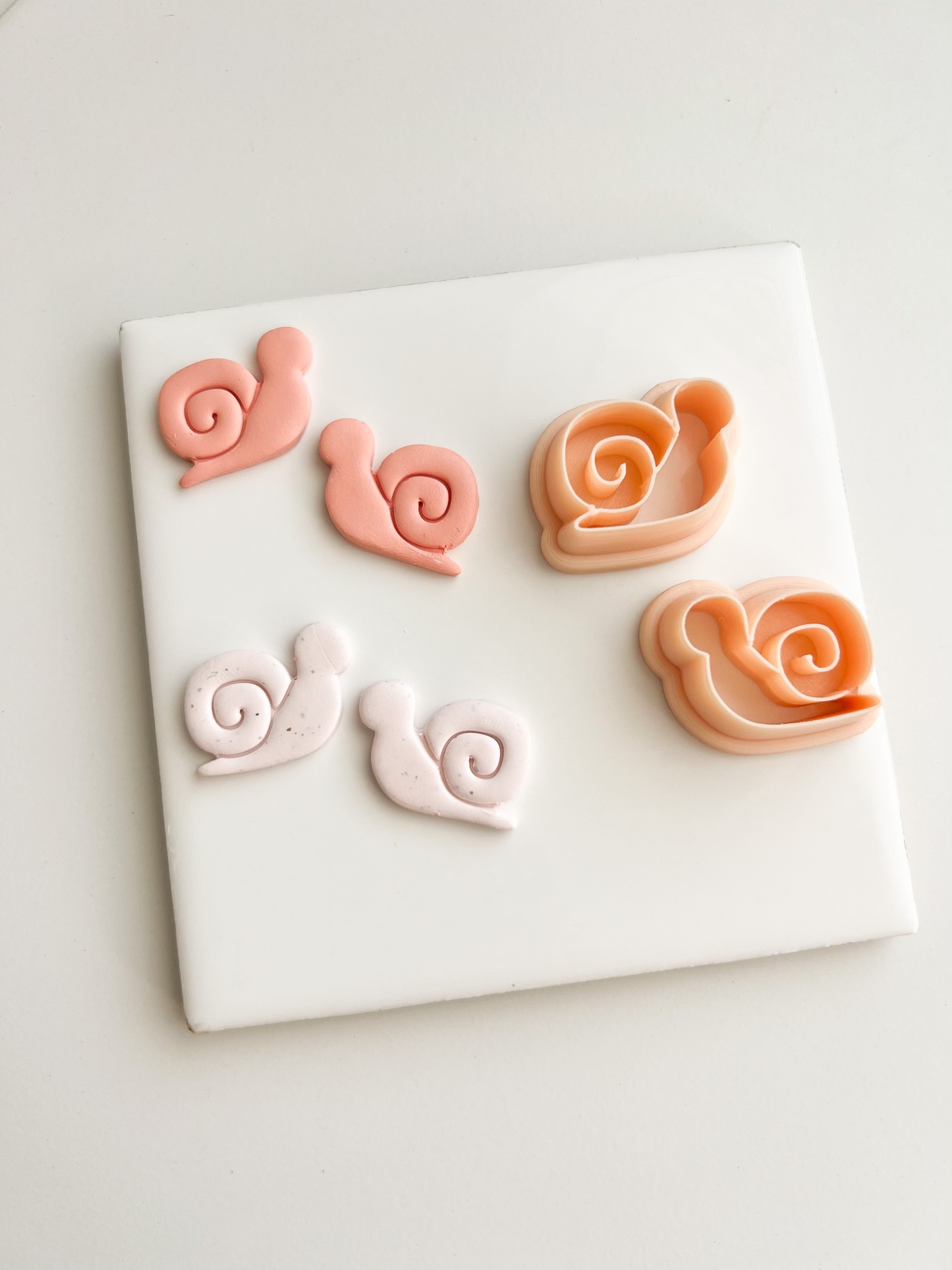 Garden Snail Clay Cutter | Garden Snail Polymer Clay Cutter for DIY Nature Earrings Cute Snail-Themed Jewelry and Handmade Fun Accessories