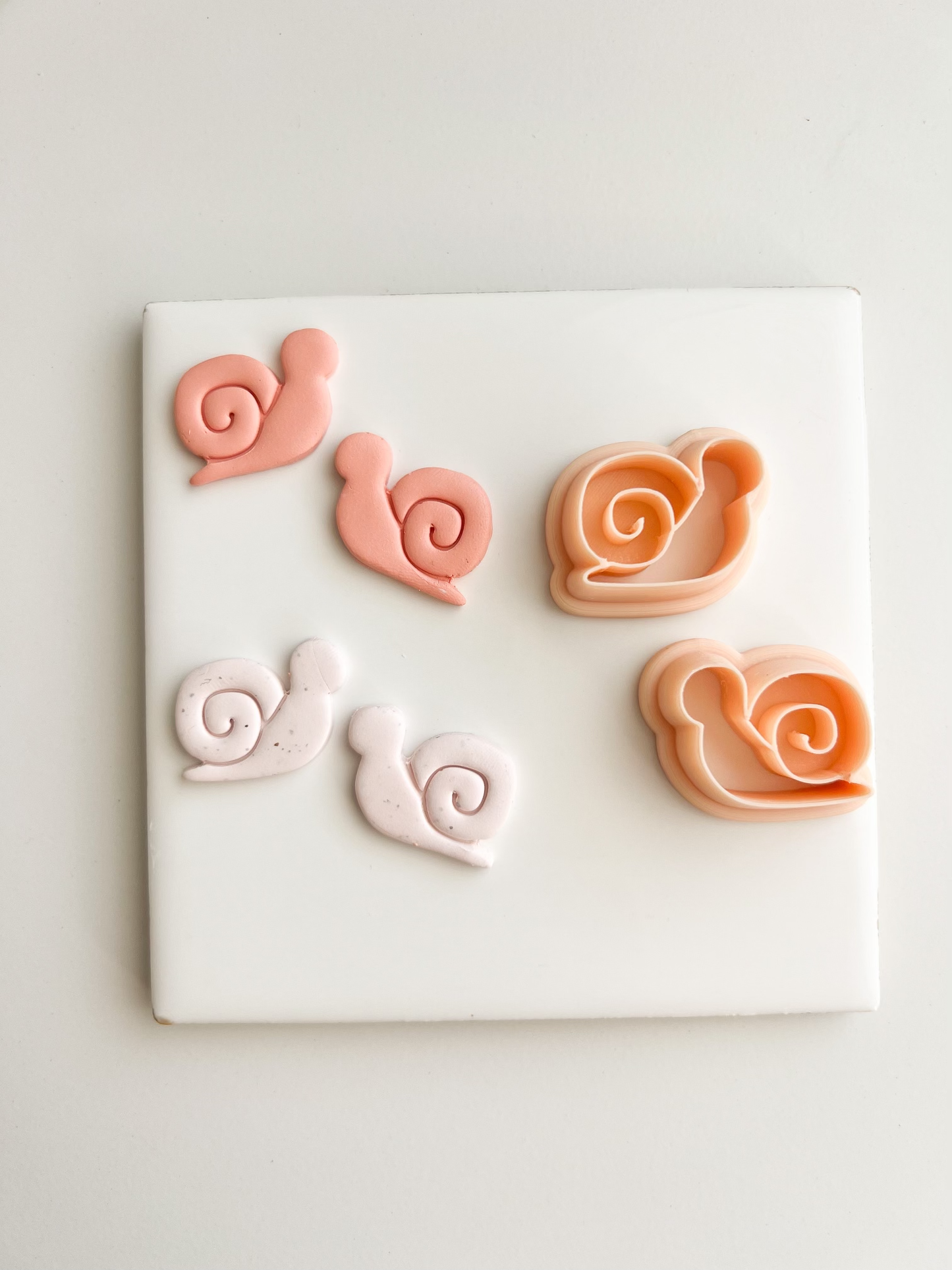 Garden Snail Clay Cutter | Garden Snail Polymer Clay Cutter for DIY Nature Earrings Cute Snail-Themed Jewelry and Handmade Fun Accessories