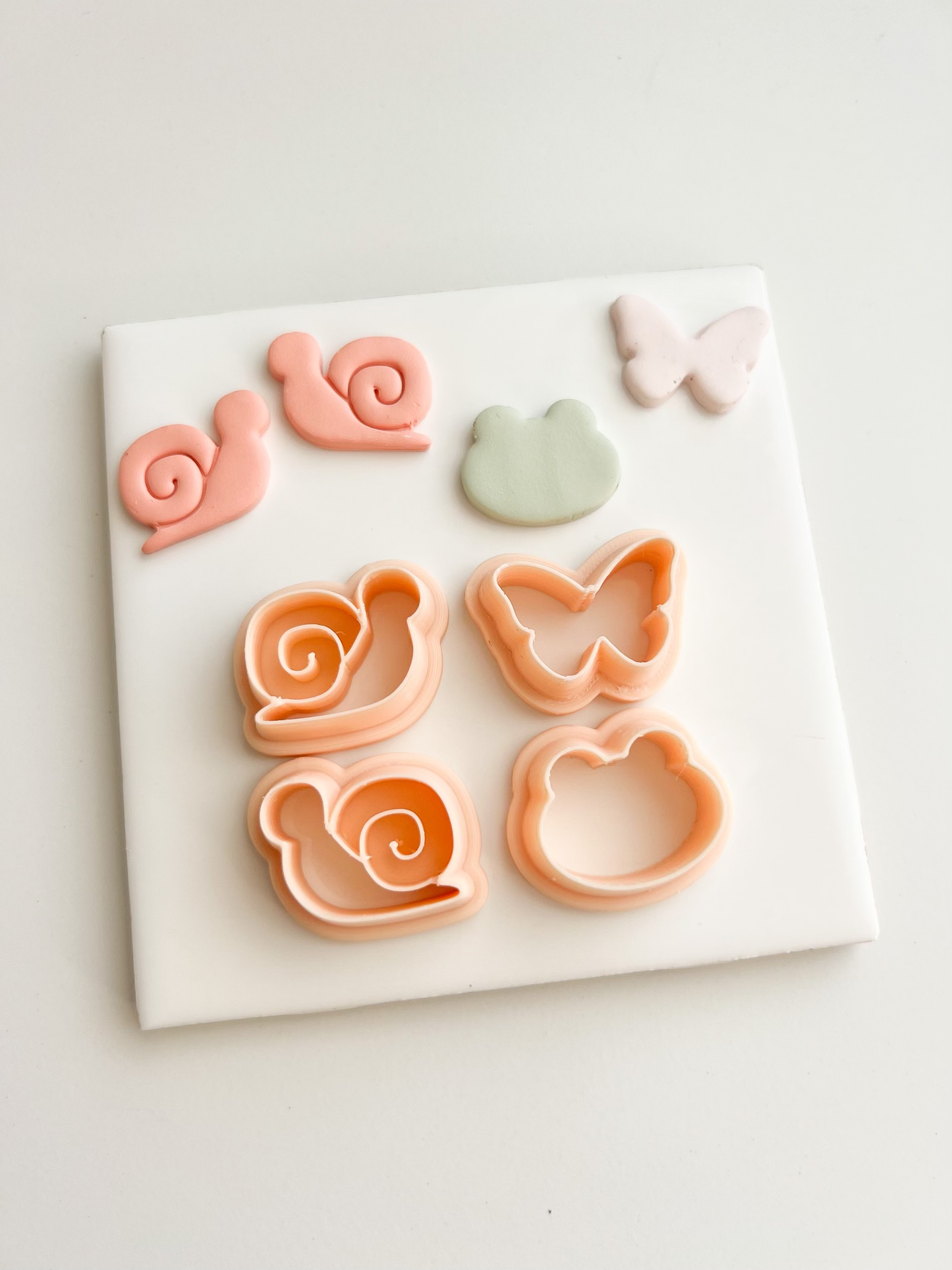 Garden Trio Clay Cutter | Garden Trio Polymer Clay Cutter for DIY Floral Earrings Nature-Themed Jewelry and Handmade Botanical Accessories