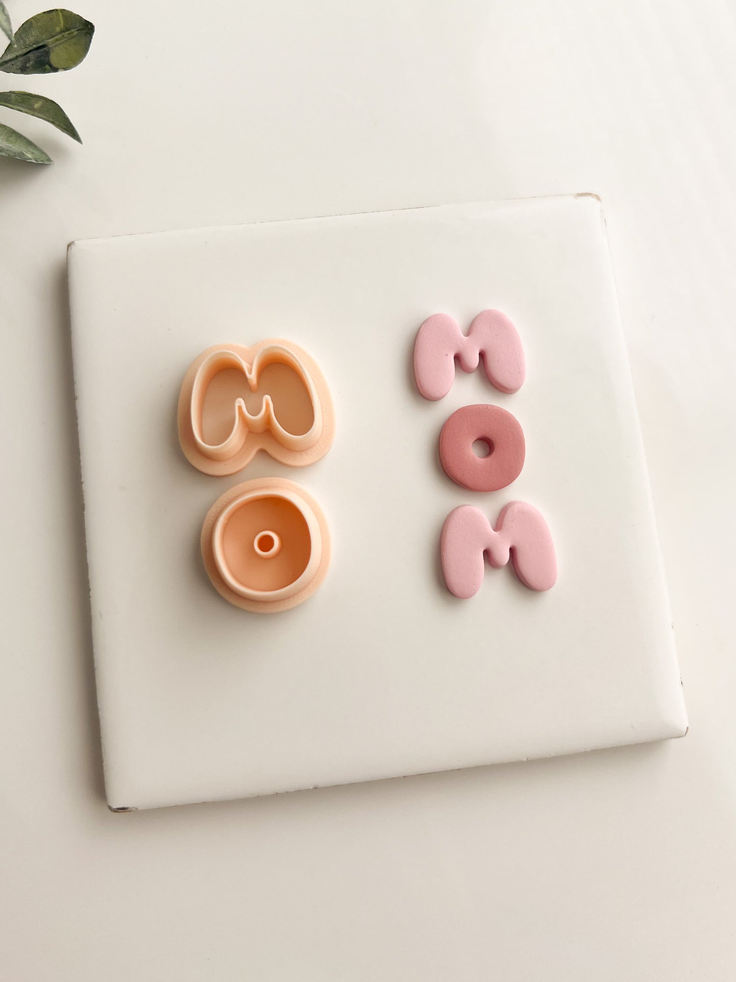 Mother's Day Mom Letters Clay Cutter | DIY Mother's Day Gift Polymer Clay Cutter Handmade Jewelry Making Custom Letter Clay Stamp for Crafts