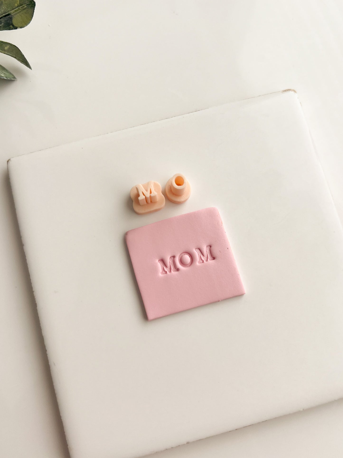 Mom Letter Type Stamps Clay Stamps | Custom Mom Letter Polymer Clay Stamp for DIY Earrings & Crafts Handmade Jewelry Personalized Clay Art