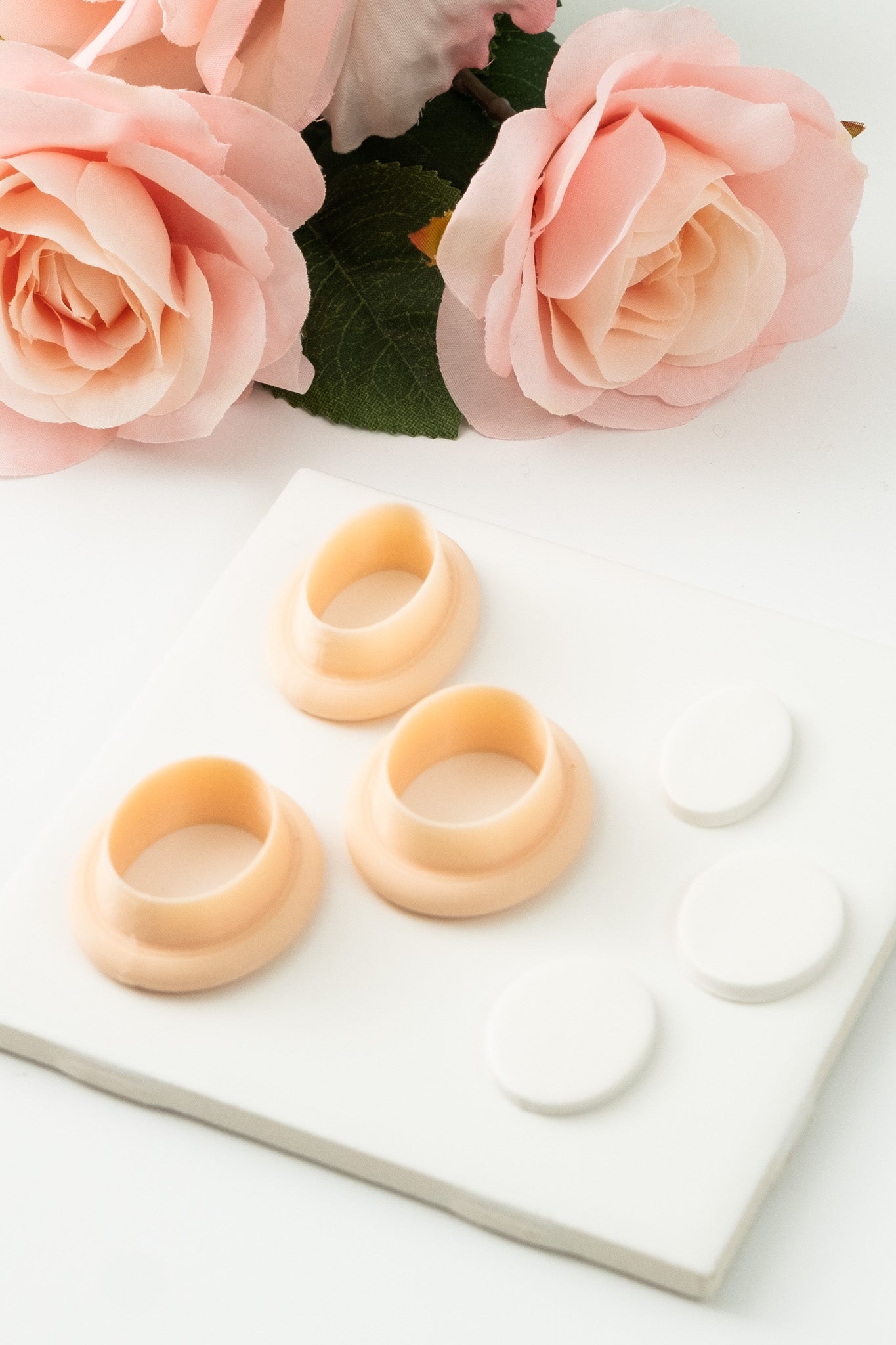 Oval Set Clay Cutters | Geometric Oval Polymer Clay Cutter Set for DIY Earrings and Jewelry
