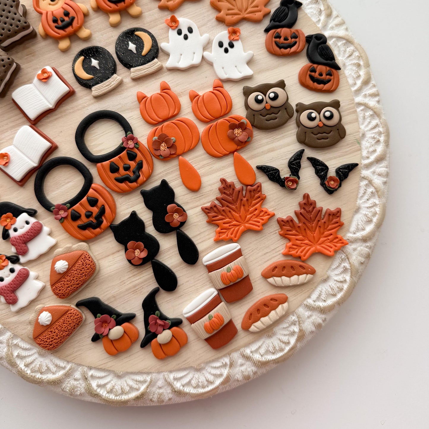 2025 Fall Bundle No. 1 | Fall Theme Halloween Maple Leaf Oak Spooky Cozy Autumn Bundle Polymer Clay Cutters