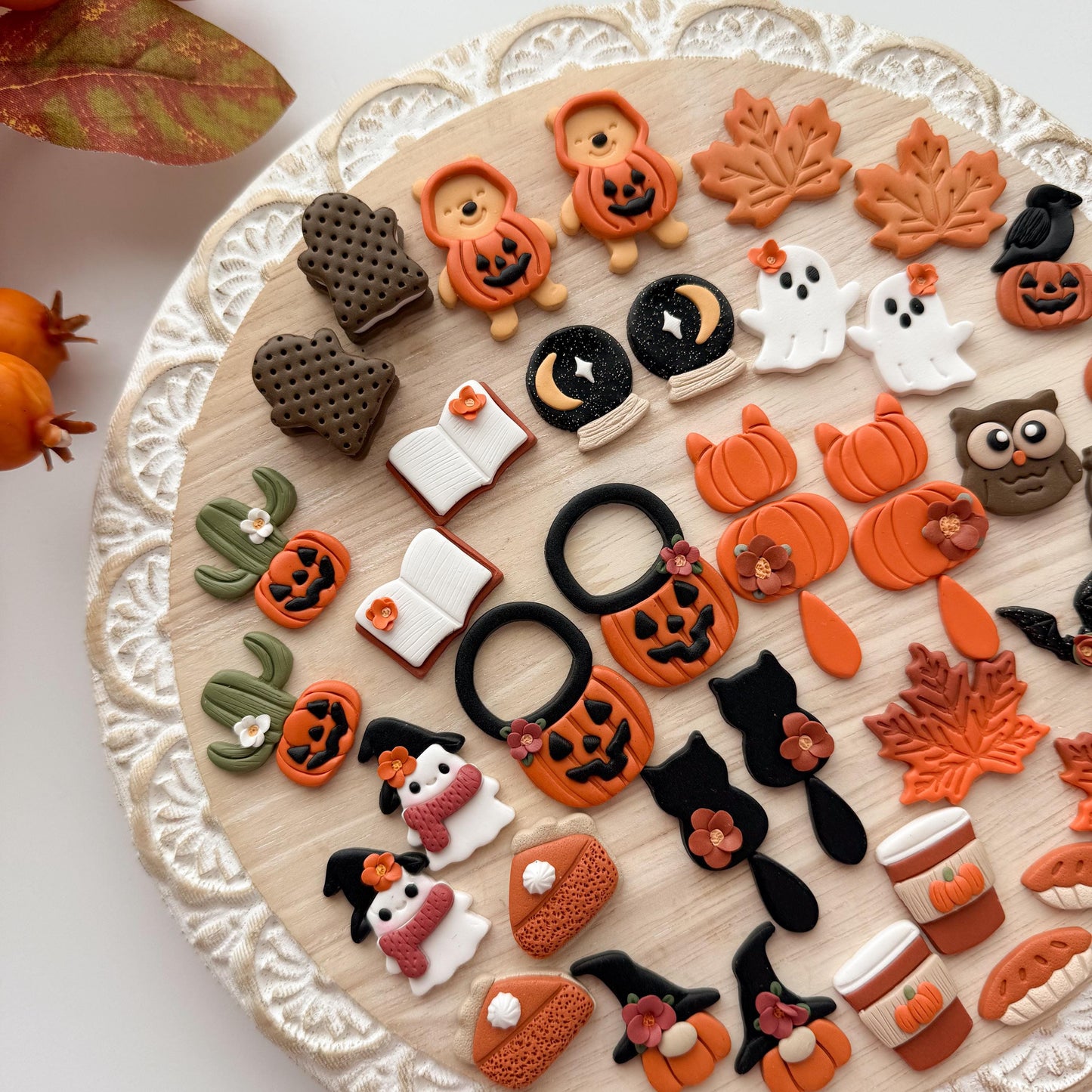 2025 Fall Bundle No. 1 | Fall Theme Halloween Maple Leaf Oak Spooky Cozy Autumn Bundle Polymer Clay Cutters
