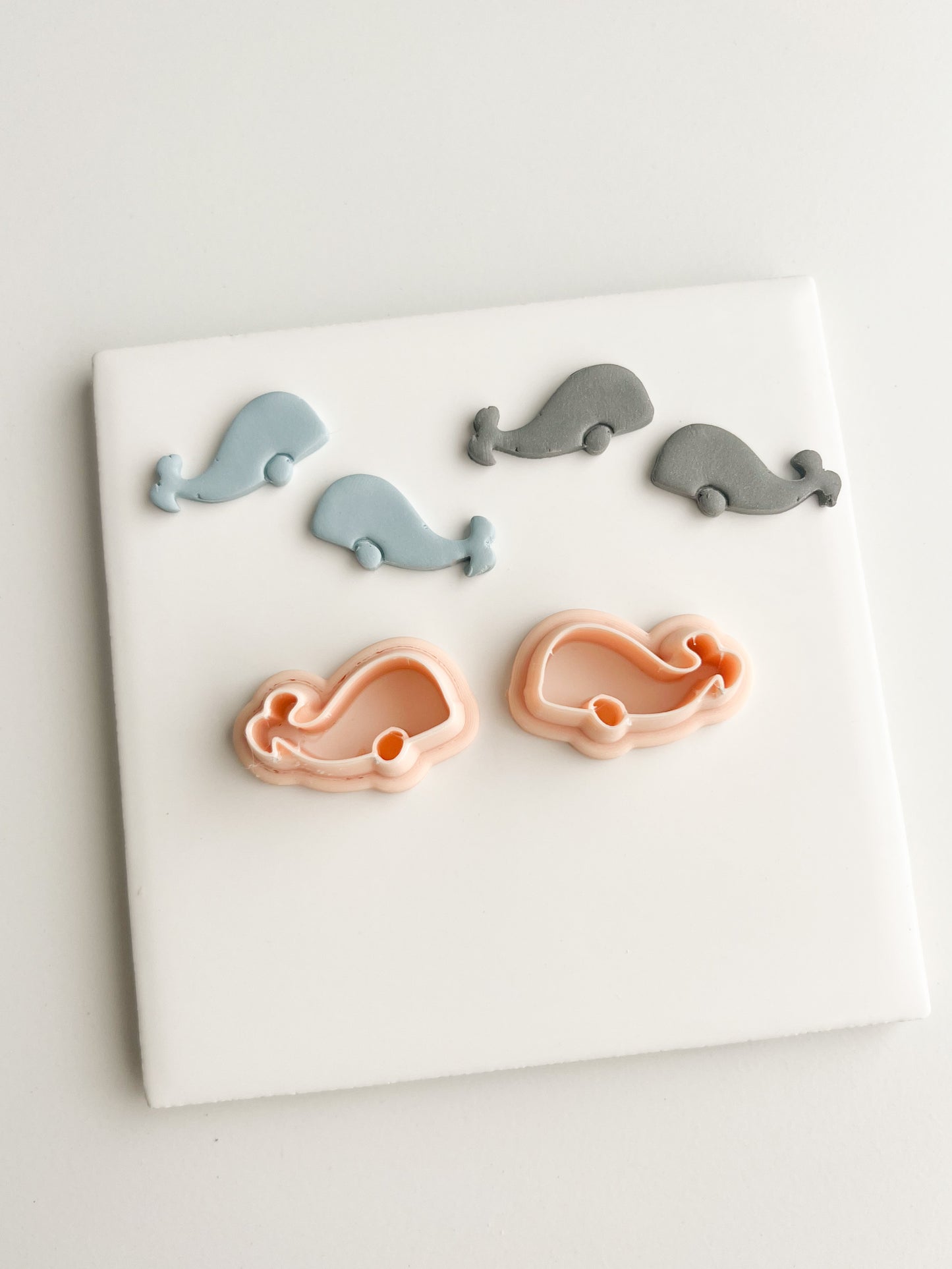 Whale Clay Cutter | Whale Polymer Clay Cutter for DIY Ocean Earrings Sea-Themed Jewelry and Handmade Marine Accessories