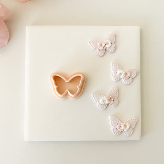 Butterfly No. 1 Clay Cutter | Butterfly No. 1 Polymer Clay Cutter for DIY Nature Earrings Butterfly-Themed Jewelry and Handmade Elegant Accessories