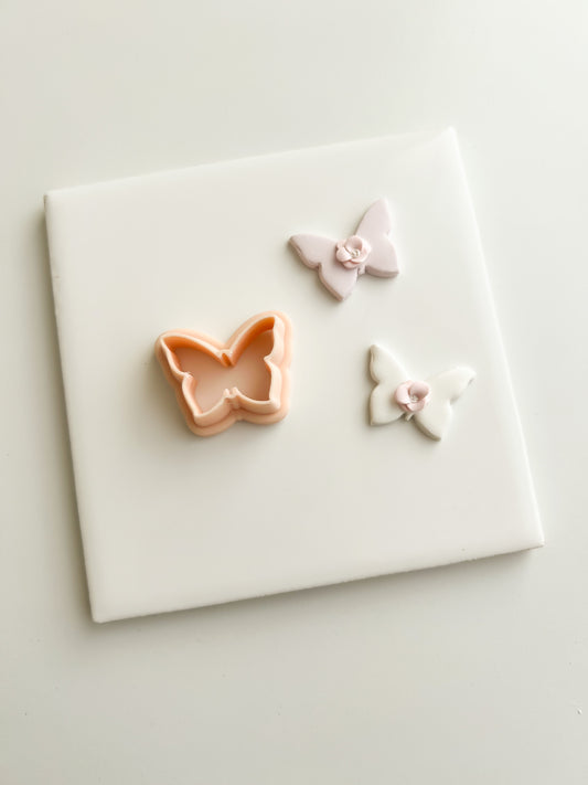 Butterfly No. 3 Clay Cutter | Butterfly No. 3 Polymer Clay Cutter for DIY Nature Earrings Garden-Themed Jewelry and Handmade Cute Accessories