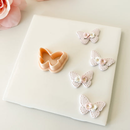 Butterfly No. 1 Clay Cutter | Butterfly No. 1 Polymer Clay Cutter for DIY Nature Earrings Butterfly-Themed Jewelry and Handmade Elegant Accessories