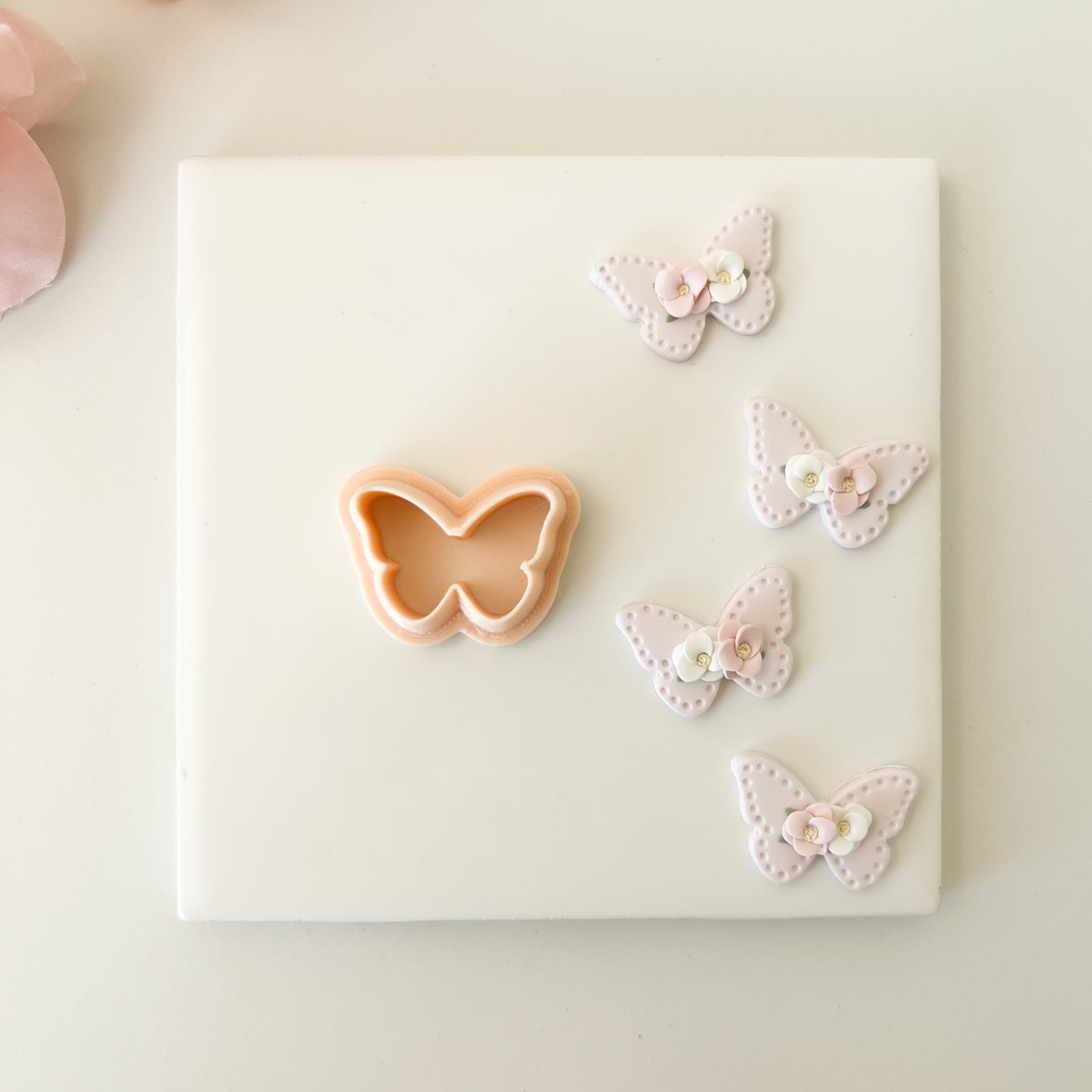 Butterfly No. 1 Clay Cutter | Butterfly No. 1 Polymer Clay Cutter for DIY Nature Earrings Butterfly-Themed Jewelry and Handmade Elegant Accessories