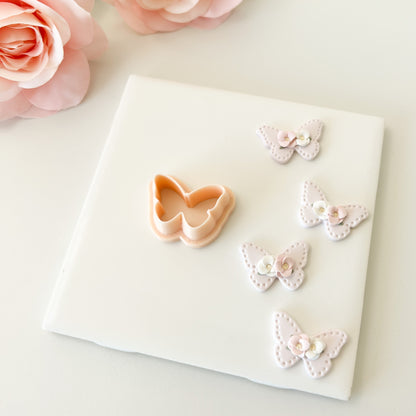 Butterfly No. 1 Clay Cutter | Butterfly No. 1 Polymer Clay Cutter for DIY Nature Earrings Butterfly-Themed Jewelry and Handmade Elegant Accessories