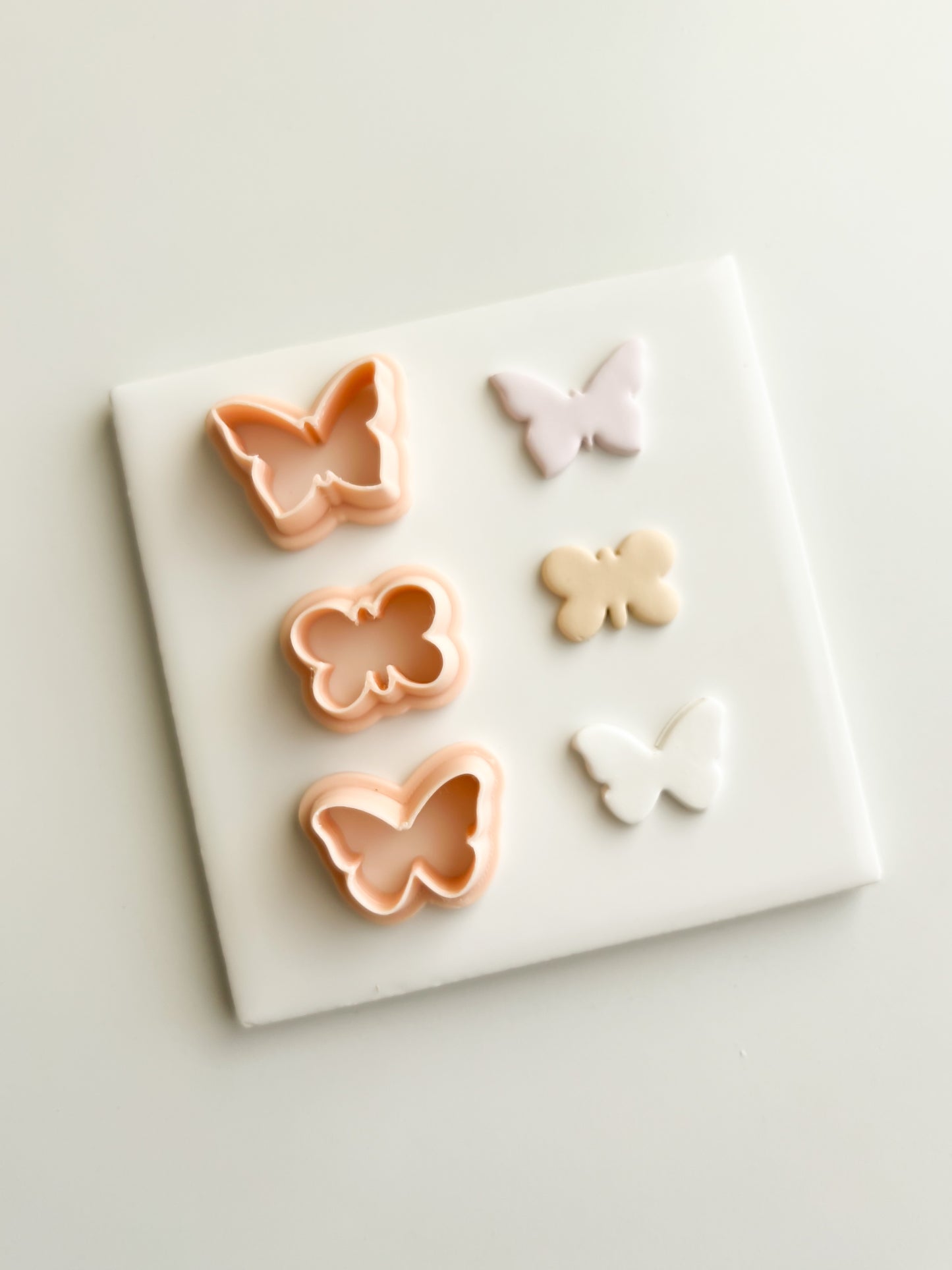 Butterfly Trio Clay Cutter Set | Butterfly Trio Polymer Clay Cutter Set for DIY Nature Earrings Butterfly-Themed Jewelry and Handmade Elegant Accessories