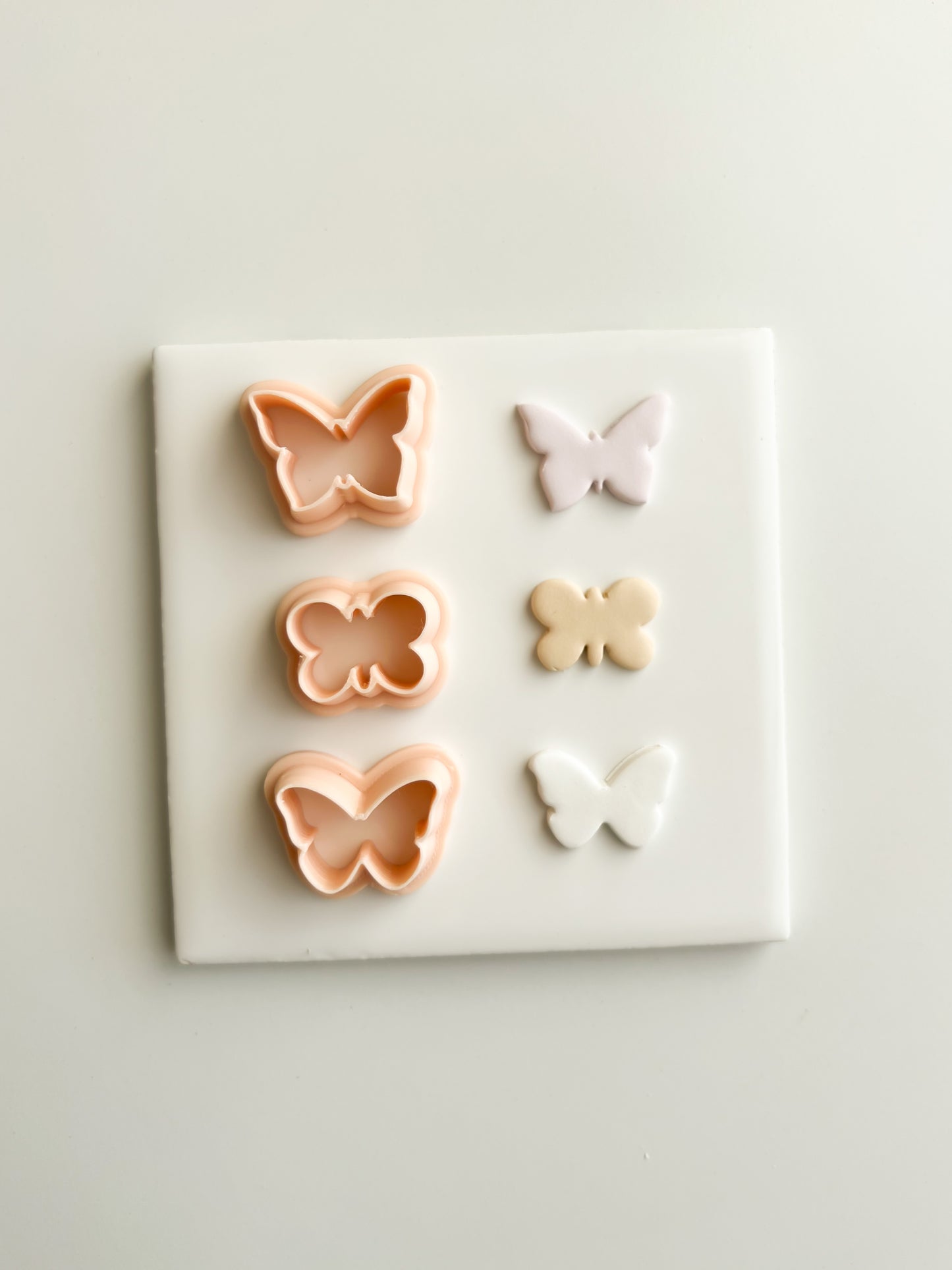 Butterfly Trio Clay Cutter Set | Butterfly Trio Polymer Clay Cutter Set for DIY Nature Earrings Butterfly-Themed Jewelry and Handmade Elegant Accessories