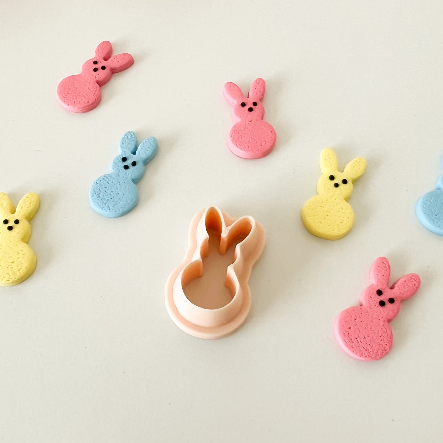 Bunny Peep Clay Cutter | Bunny Peep Polymer Clay Cutter for DIY Easter Earrings Spring-Themed Jewelry and Handmade Cute Accessories