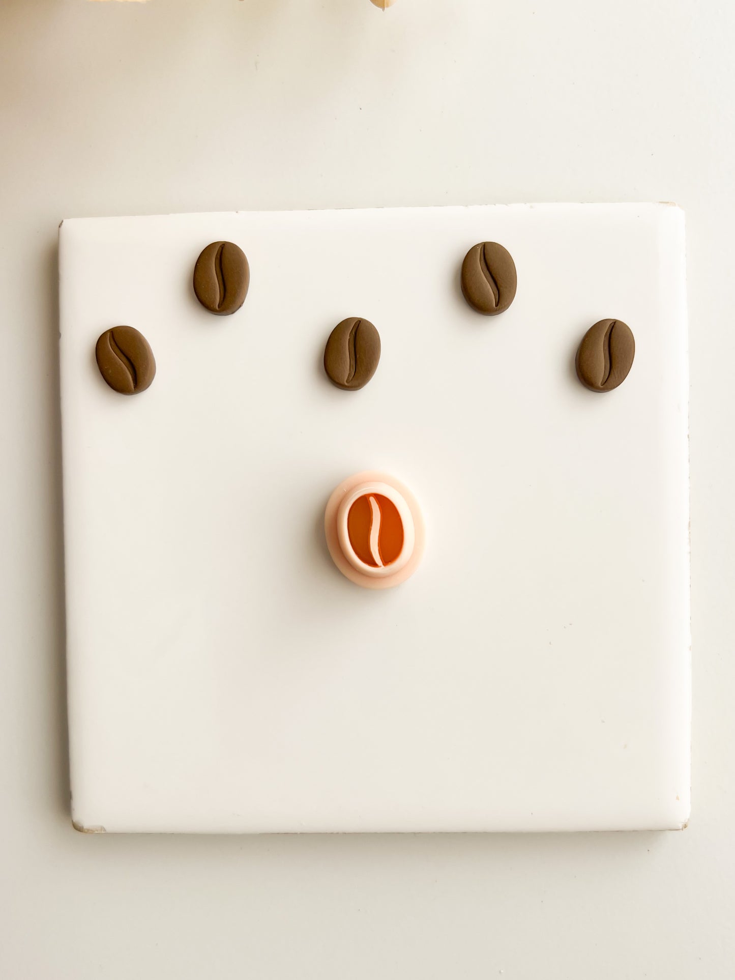 Coffee Bean Clay Cutter | Coffee Bean Polymer Clay Cutter for DIY Coffee-Themed Earrings Barista-Themed Jewelry and Handmade Cute Accessories