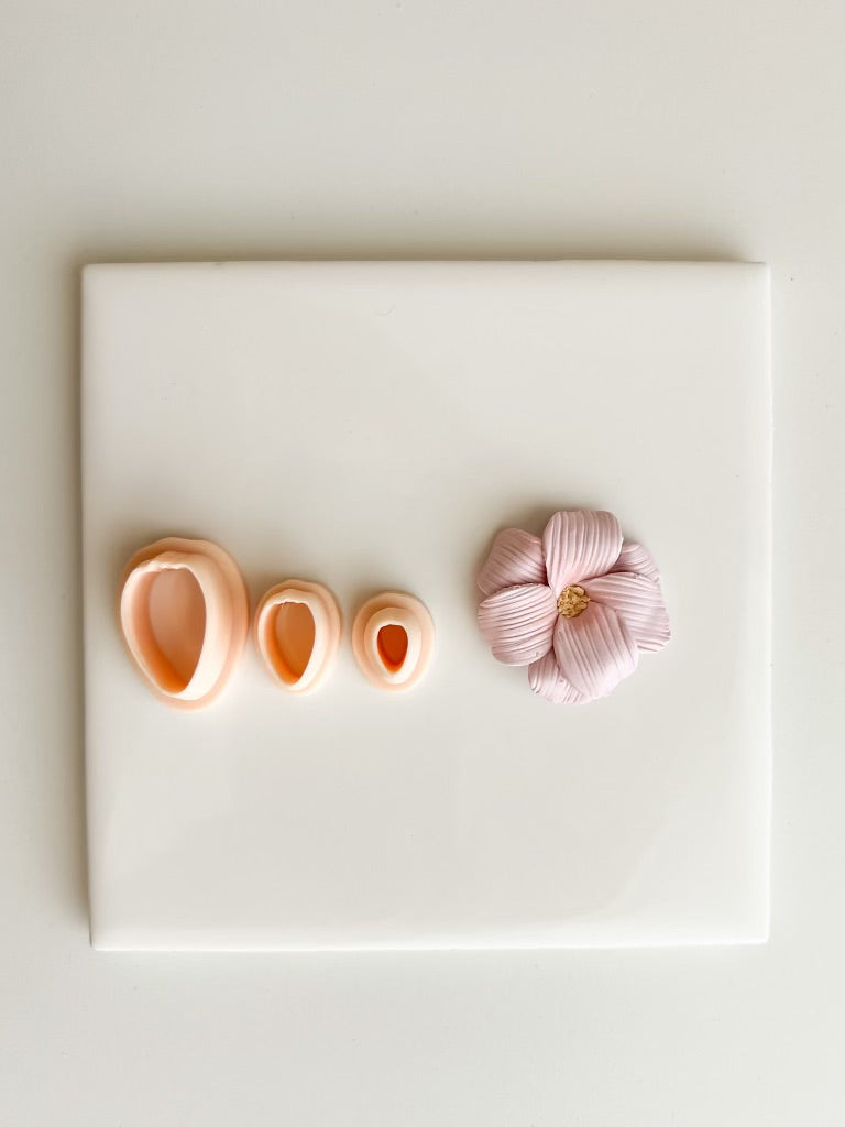Cosmo Flower Petal Micro Clay Cutter | Cosmo Flower Petal Micro Polymer Clay Cutter for DIY Floral Earrings Nature-Themed Jewelry and Handmade Elegant Accessories