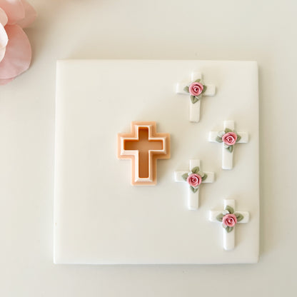 Cross Clay Cutter | Cross Polymer Clay Cutter for DIY Spiritual Earrings Faith-Themed Jewelry and Handmade Religious Accessories