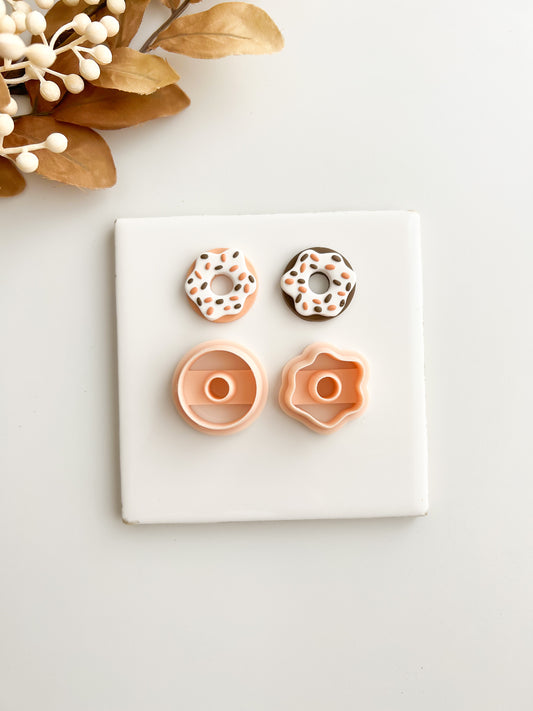Donut Shape Clay Cutter | Donut Shape Polymer Clay Cutter for DIY Cute Earrings Food-Themed Jewelry and Handmade Fun Accessories
