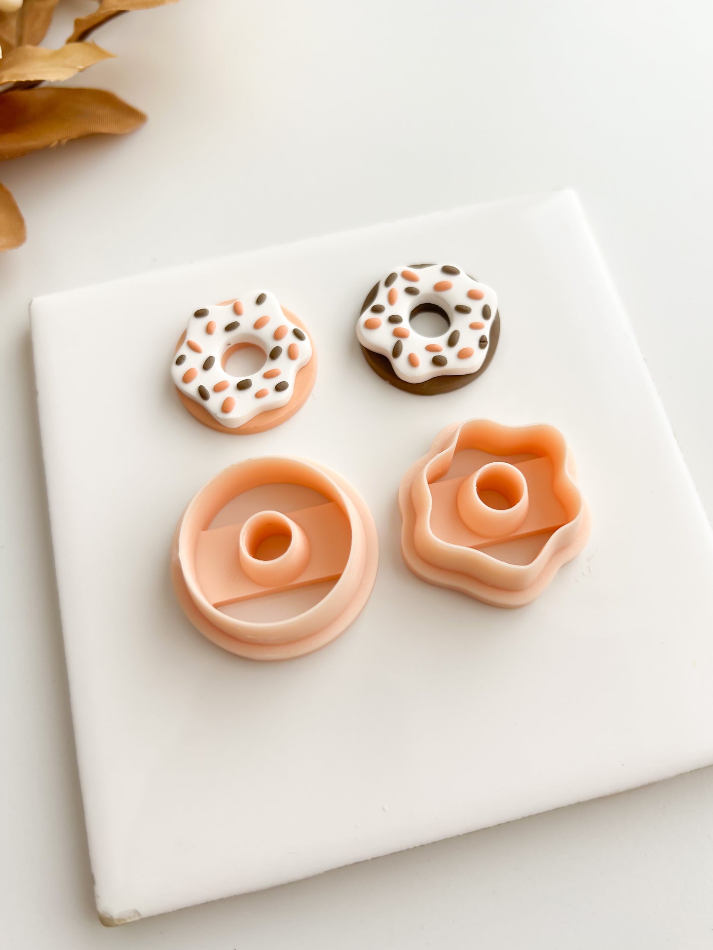 Donut Shape Clay Cutter | Donut Shape Polymer Clay Cutter for DIY Cute Earrings Food-Themed Jewelry and Handmade Fun Accessories