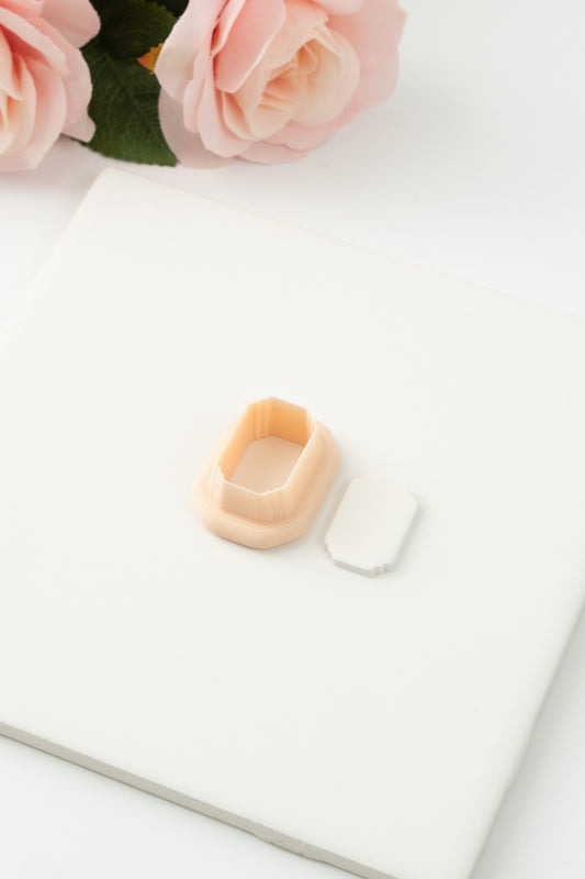 Elegant Shape No. 2 Clay Cutter | Elegant Shape No. 2 Polymer Clay Cutter for DIY Earrings Minimalist Jewelry and Trendy Crafting