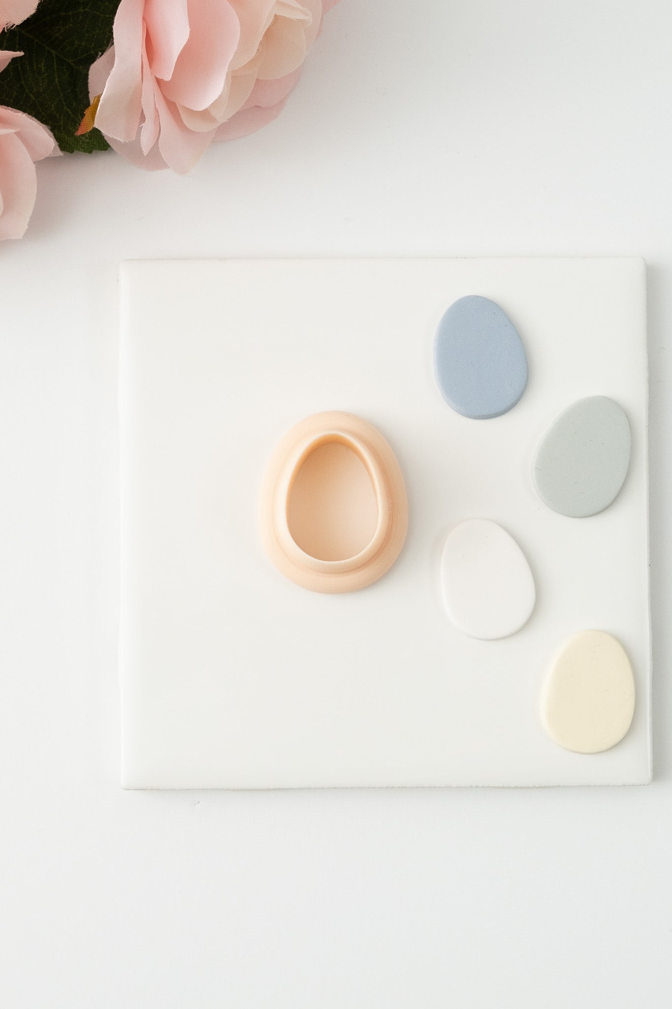 Egg Shape Clay Cutter | Egg Shape Polymer Clay Cutter for DIY Easter Earrings Spring Jewelry and Festive Holiday Crafts