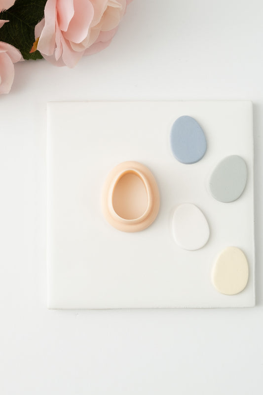 Egg Shape Clay Cutter | Egg Shape Polymer Clay Cutter for DIY Easter Earrings Spring Jewelry and Festive Holiday Crafts