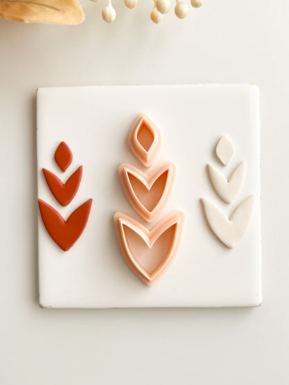Elegant Dangle No. 2 Clay Cutter | Elegant Dangle No. 2 Polymer Clay Cutter for DIY Stylish Earrings Fashion-Themed Jewelry and Handmade Elegant Accessories