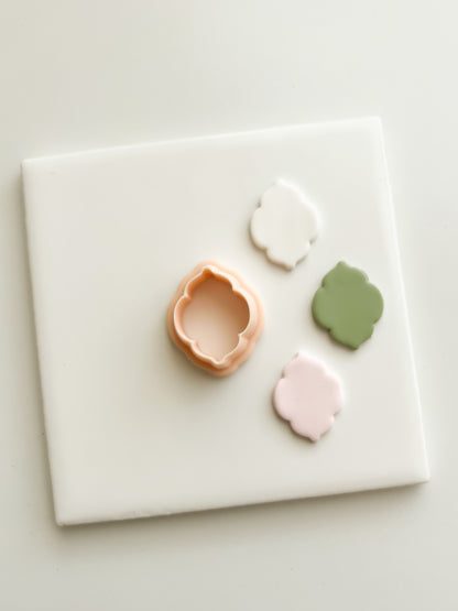 Elegant Shape No. 9 Clay Cutter | Elegant Shape No. 9 Polymer Clay Cutter for DIY Modern Earrings Geometric-Themed Jewelry and Handmade Elegant Accessories