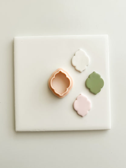 Elegant Shape No. 9 Clay Cutter | Elegant Shape No. 9 Polymer Clay Cutter for DIY Modern Earrings Geometric-Themed Jewelry and Handmade Elegant Accessories
