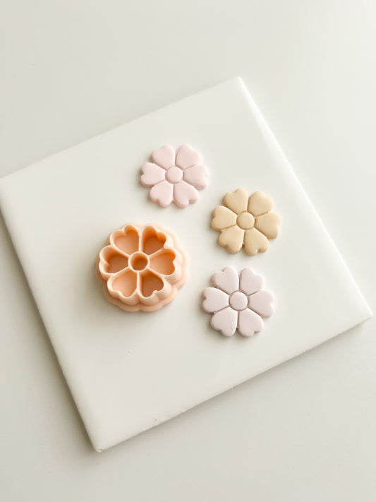Floral Shape No. 3 Clay Cutter | Floral Shape No. 3 Polymer Clay Cutter for DIY Floral Earrings Elegant Jewelry and Handmade Nature Accessories