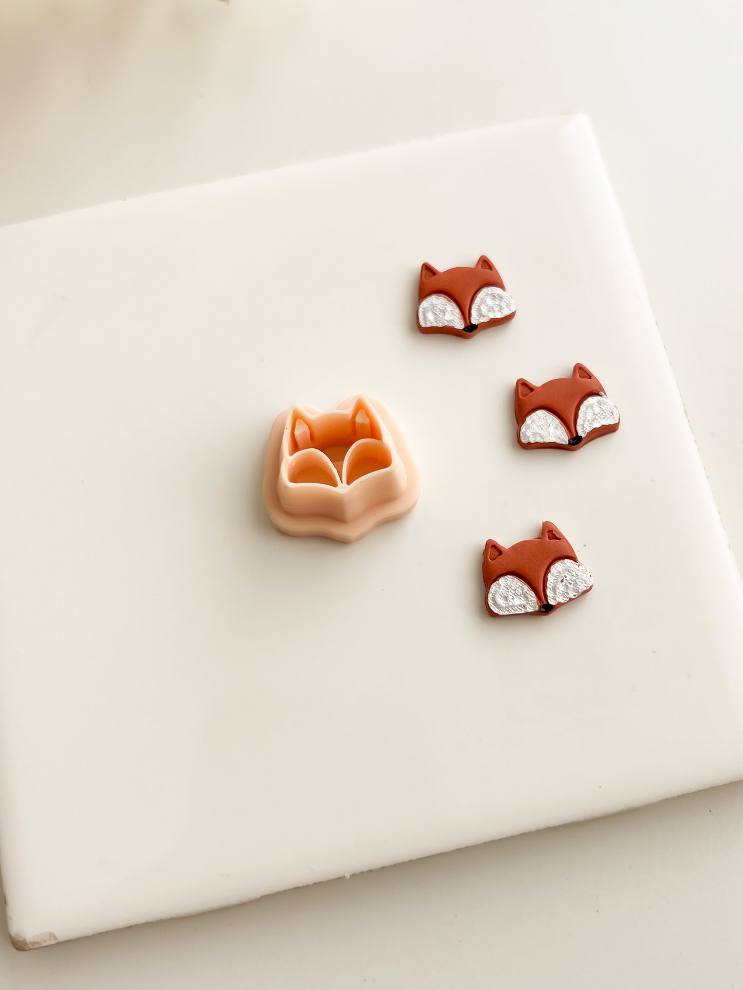 Fox Head Clay Cutter | Fox Head Polymer Clay Cutter for DIY Animal Earrings Woodland-Themed Jewelry and Handmade Nature Accessories
