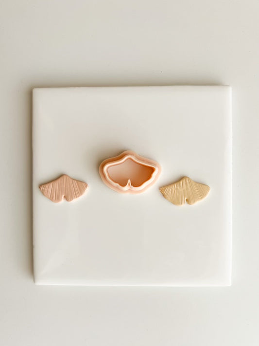 Ginkgo Leaf Clay Cutter | Ginkgo Leaf Polymer Clay Cutter for DIY Nature Earrings Botanical-Themed Jewelry and Handmade Elegant Accessories