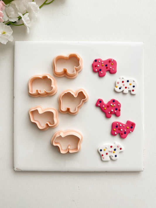 Animal Crackers Clay Cutter | Animal Crackers Polymer Clay Cutter for DIY Cute Earrings Snack-Themed Jewelry and Handmade Fun Accessories
