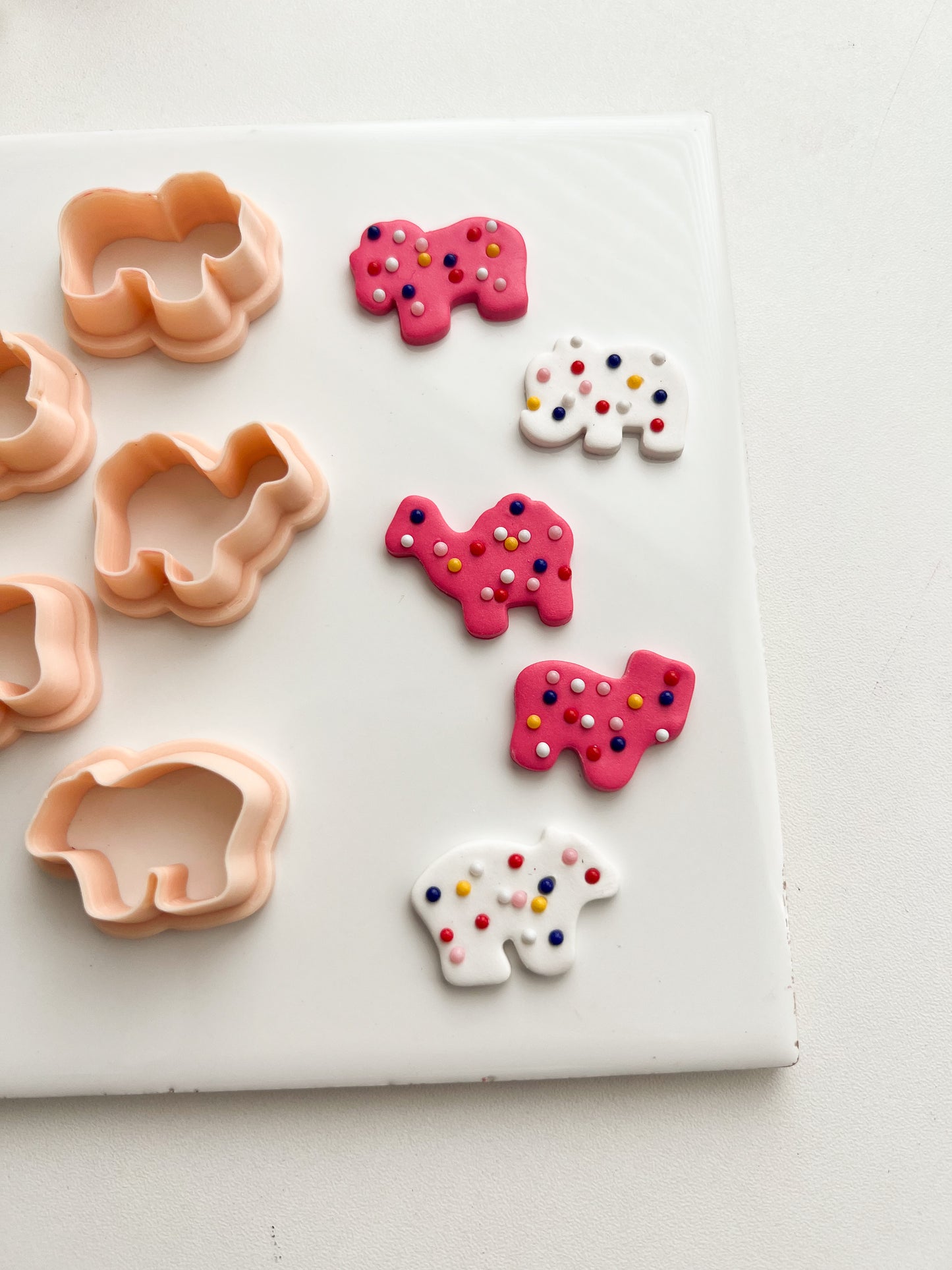 Animal Crackers Clay Cutter | Animal Crackers Polymer Clay Cutter for DIY Cute Earrings Snack-Themed Jewelry and Handmade Fun Accessories