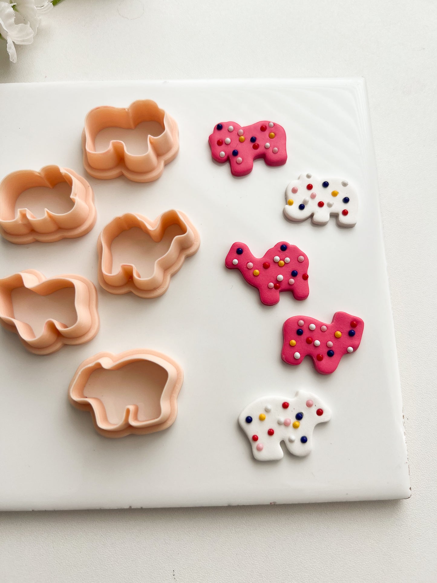 Animal Crackers Clay Cutter | Animal Crackers Polymer Clay Cutter for DIY Cute Earrings Snack-Themed Jewelry and Handmade Fun Accessories