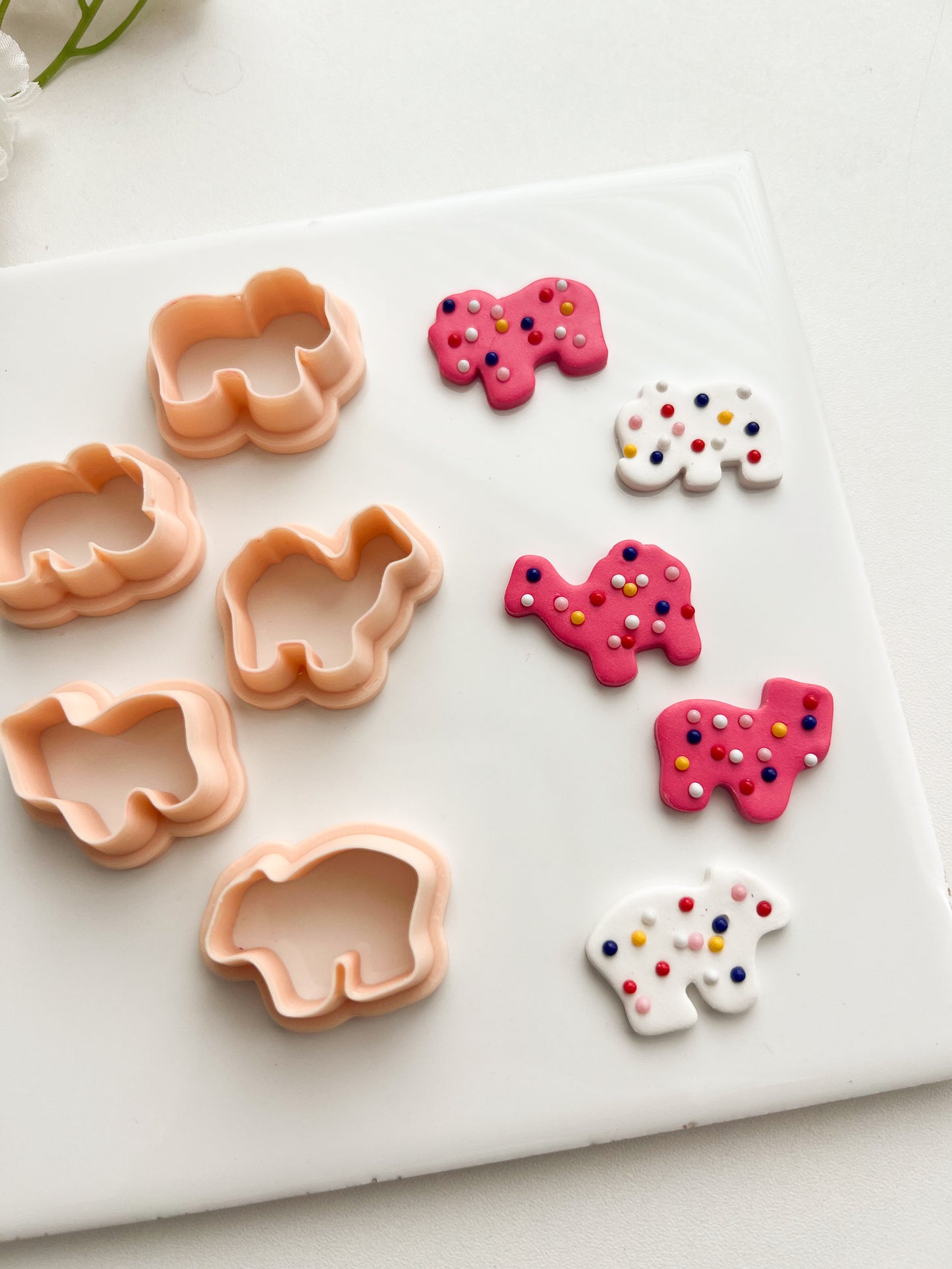 Animal Crackers Clay Cutter | Animal Crackers Polymer Clay Cutter for DIY Cute Earrings Snack-Themed Jewelry and Handmade Fun Accessories