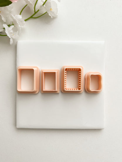 Poptart Clay Cutter | Poptart Polymer Clay Cutter for DIY Breakfast Earrings Food-Themed Jewelry and Handmade Cute Accessories