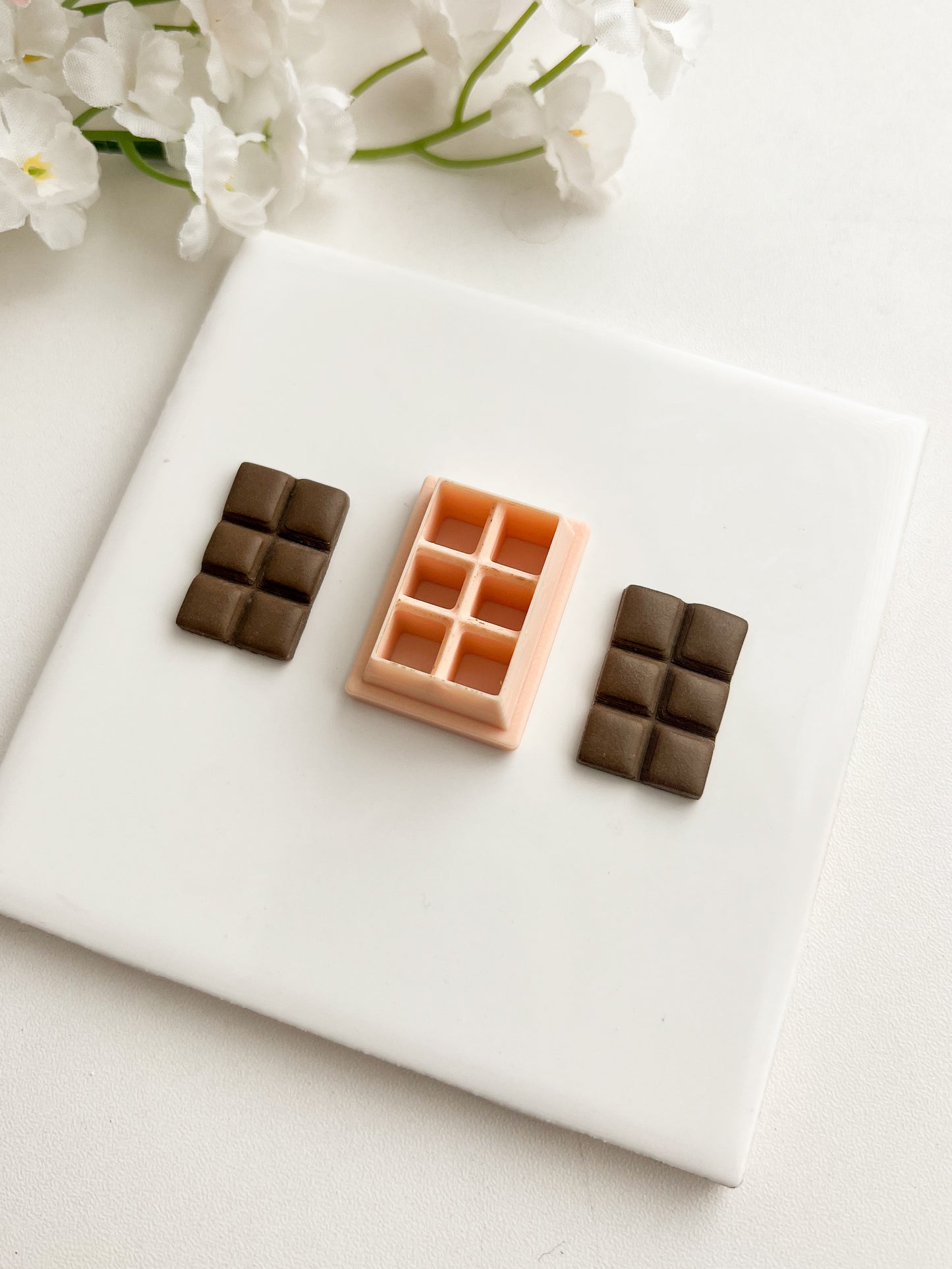 Chocolate Piece Clay Cutter | Chocolate Piece Polymer Clay Cutter for DIY Dessert Earrings Food-Themed Jewelry and Handmade Sweet Accessories