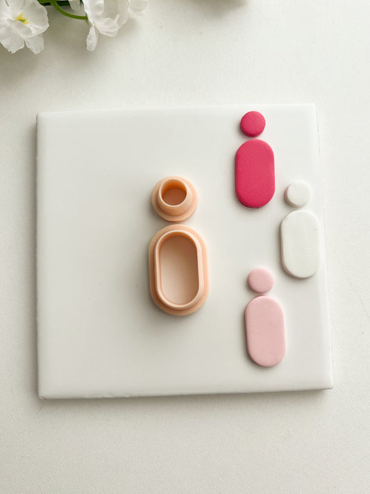 Basic Arch Dangle No. 3 Clay Cutter | Basic Arch Dangle No. 3 Polymer Clay Cutter for DIY Geometric Earrings Modern-Themed Jewelry and Handmade Elegant Accessories