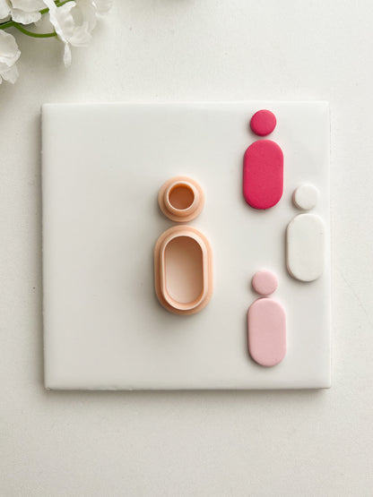 Basic Arch Dangle No. 3 Clay Cutter | Basic Arch Dangle No. 3 Polymer Clay Cutter for DIY Geometric Earrings Modern-Themed Jewelry and Handmade Elegant Accessories
