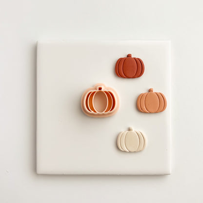 Pumpkin No. 4 Clay Cutter | Halloween Pumpkin Polymer Clay Cutter for DIY Earrings and Crafts